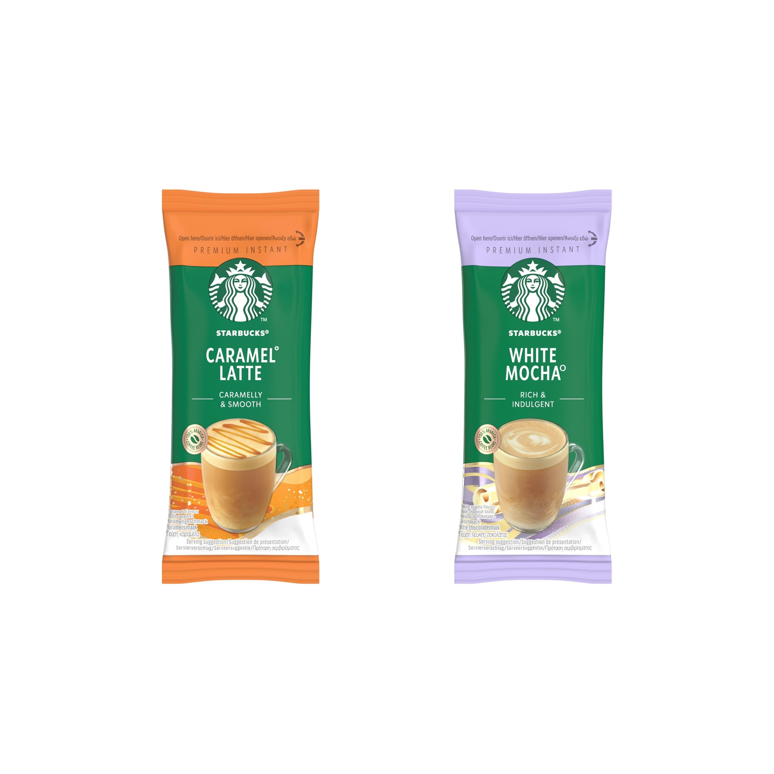 STARBUCKS Pack Variété Spécialités Instantanées Gourmandes 12 x 5 (60 Sachets)