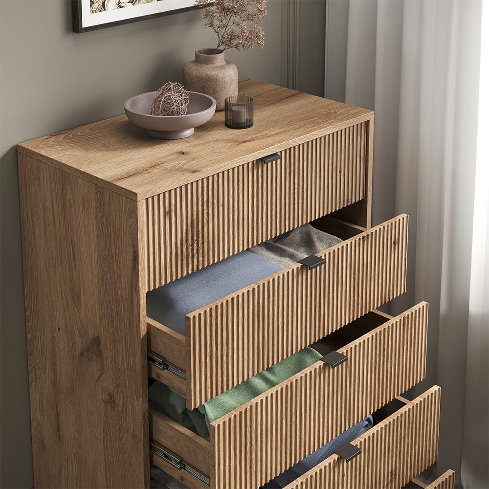 Vicco Cassettiera Eliza, Quercia vichinga, 76 x 120 cm