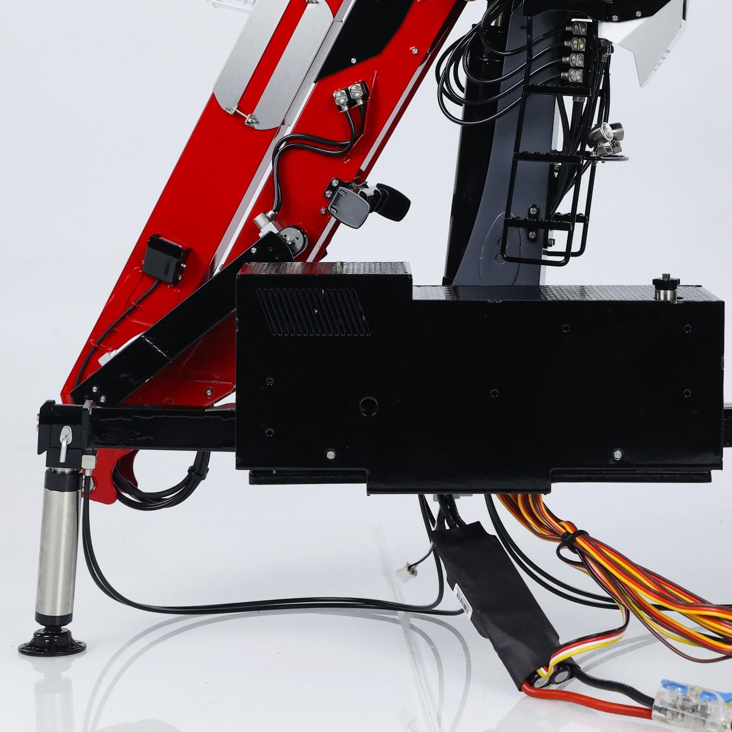 TOUCAN RC HOBBY LESU Metal Hydraulic Timber Crane for 1/14 RC Log Trailer Wood Tractor Truck Car for Ages 14+