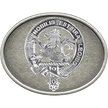 Stuart of Bute Scottish Clan Crest Regular Buckle