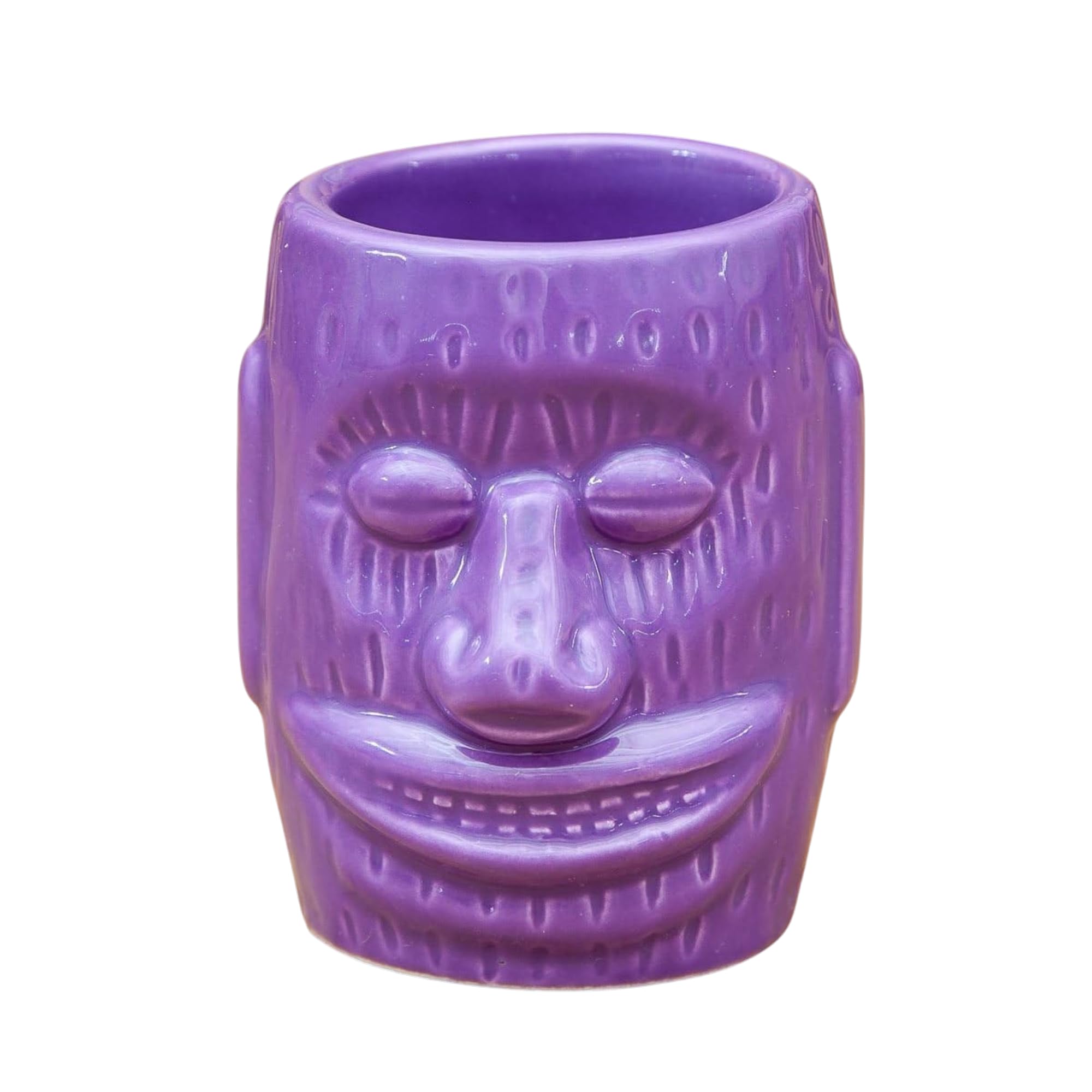 Verre à liqueur Tiki en céramique artisanale Big IHU Dieu KC Hawaii, qualité supérieure pour bar