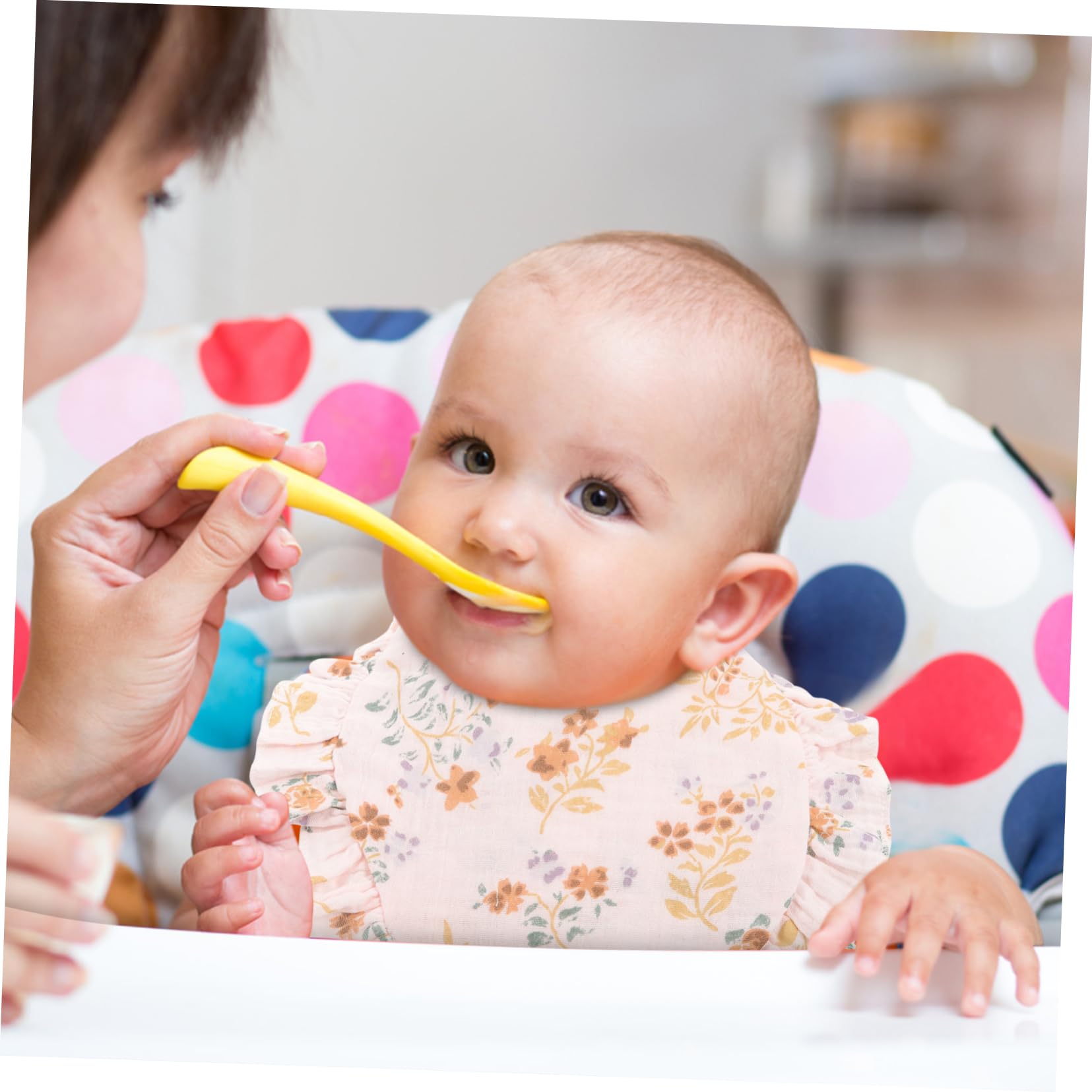 Abaodam 6pezzi Bavaglini Per Bavaglini Assorbenti e Reversibili Per Svezzamento e Teething Design Impermeabili Per