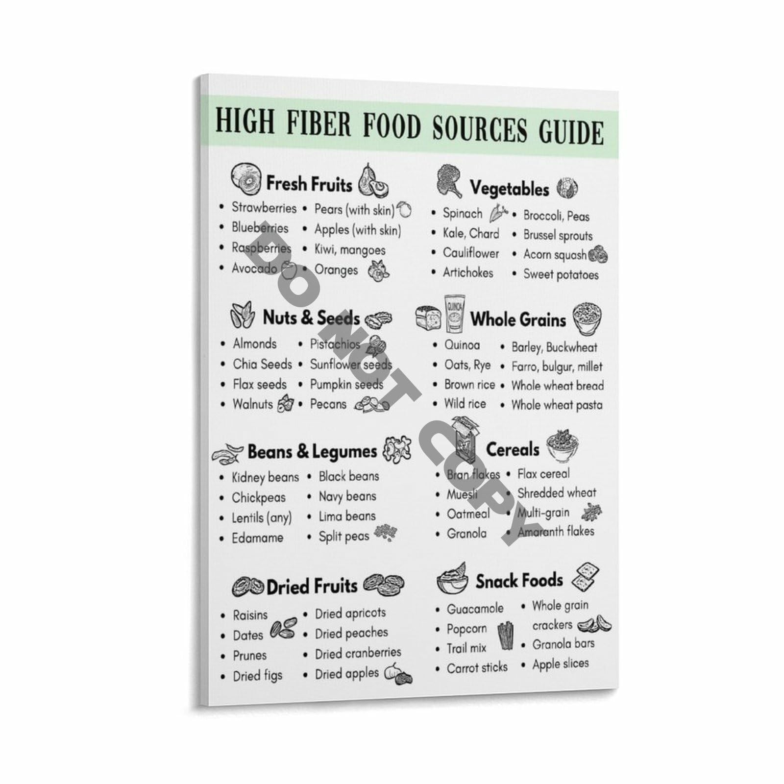 amazon-com-fiber-food-guide-poster-fiber-food-sources-grocery-list-for-fiber-patient-education-tips-nutrition-cheat-sheet-canvas-painting-posters-and-prints-wall-art-pictures-for-living-room-bedroom-decor-1 for Free Printable List Of High Fiber Foods Amazon.com: Fiber Food Guide Poster, Fiber Food Sources, Grocery List for Fiber, Patient Education Tips, Nutrition Cheat Sheet Canvas Painting Posters And Prints Wall Art Pictures for Living Room Bedroom Decor 1: for Free Printable List Of High Fiber Foods