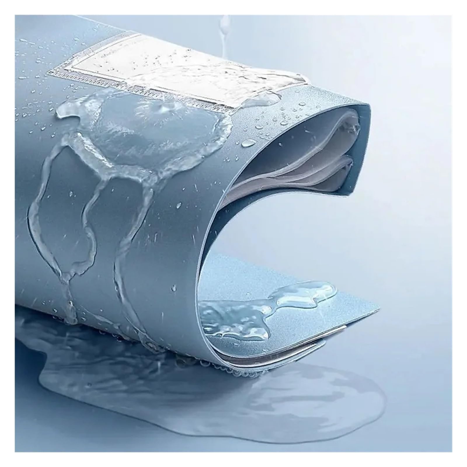 Carpeta de Archivos A4 de Gran Capacidad Organizador de Documentos Multifuncional Resistente al Agua y al Polvo Soporte de Documentos de Escritorio Contrato Carpetas De Fundas A4(Sky Blue)