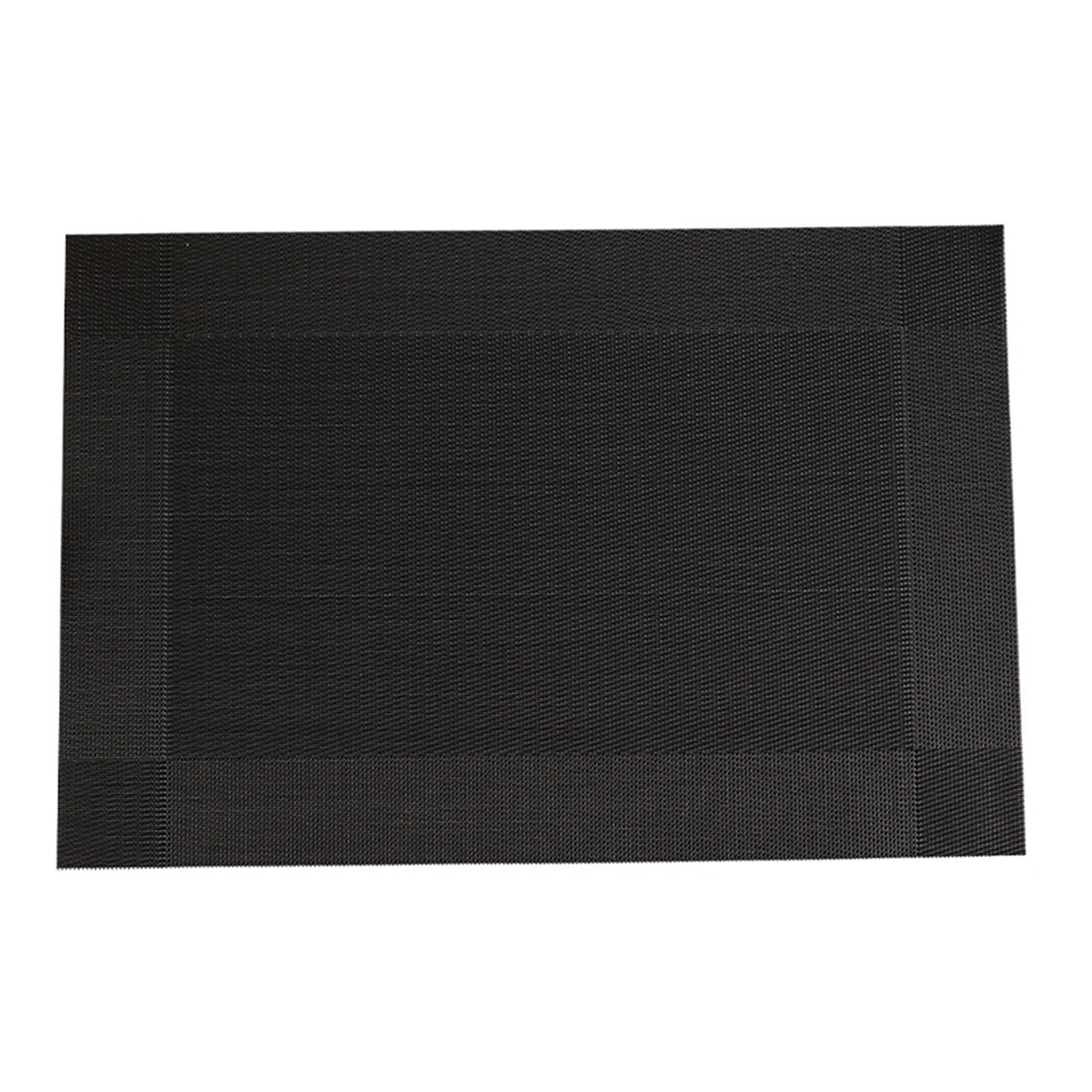 WZPTLKIBAD Weave Place Mats Washable Rectangle Table Pads