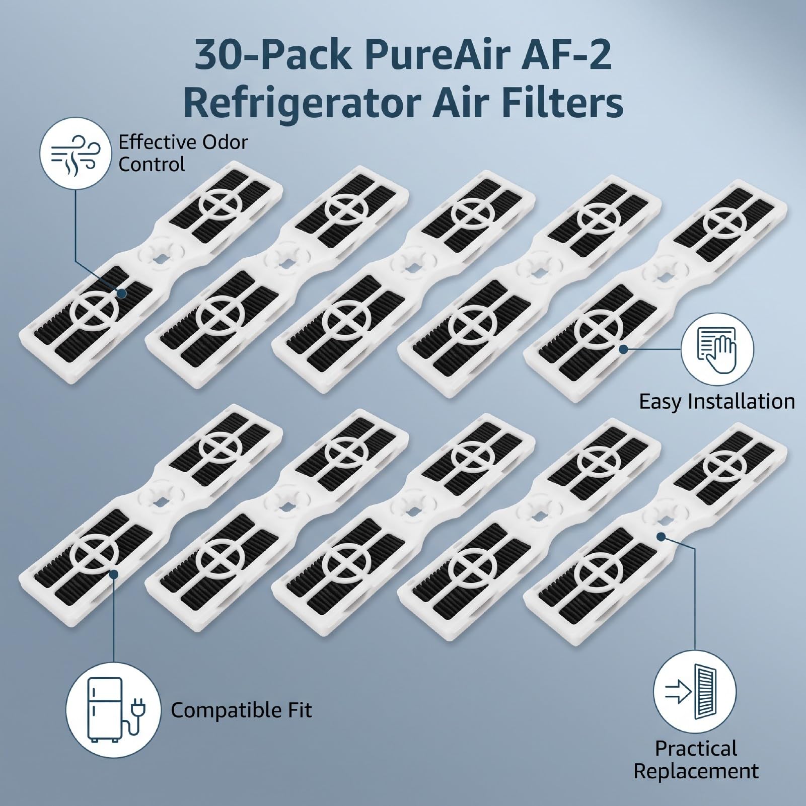 Sostituzione Filtro Aria 30 Pezzi per AF-2