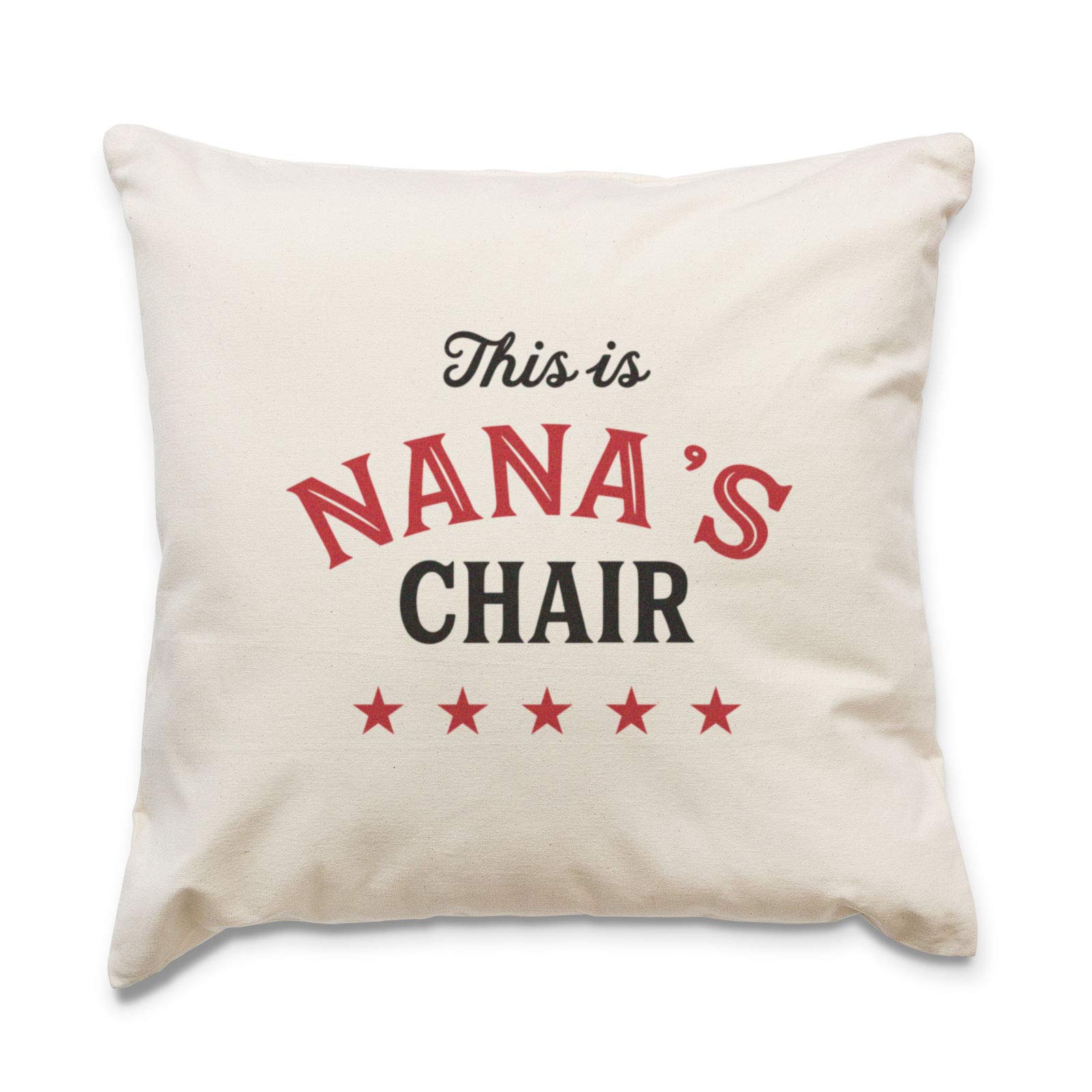 Big Red Egg NEW - THIS IS NANA'S CHAIR Cushion Cover - Gift Present