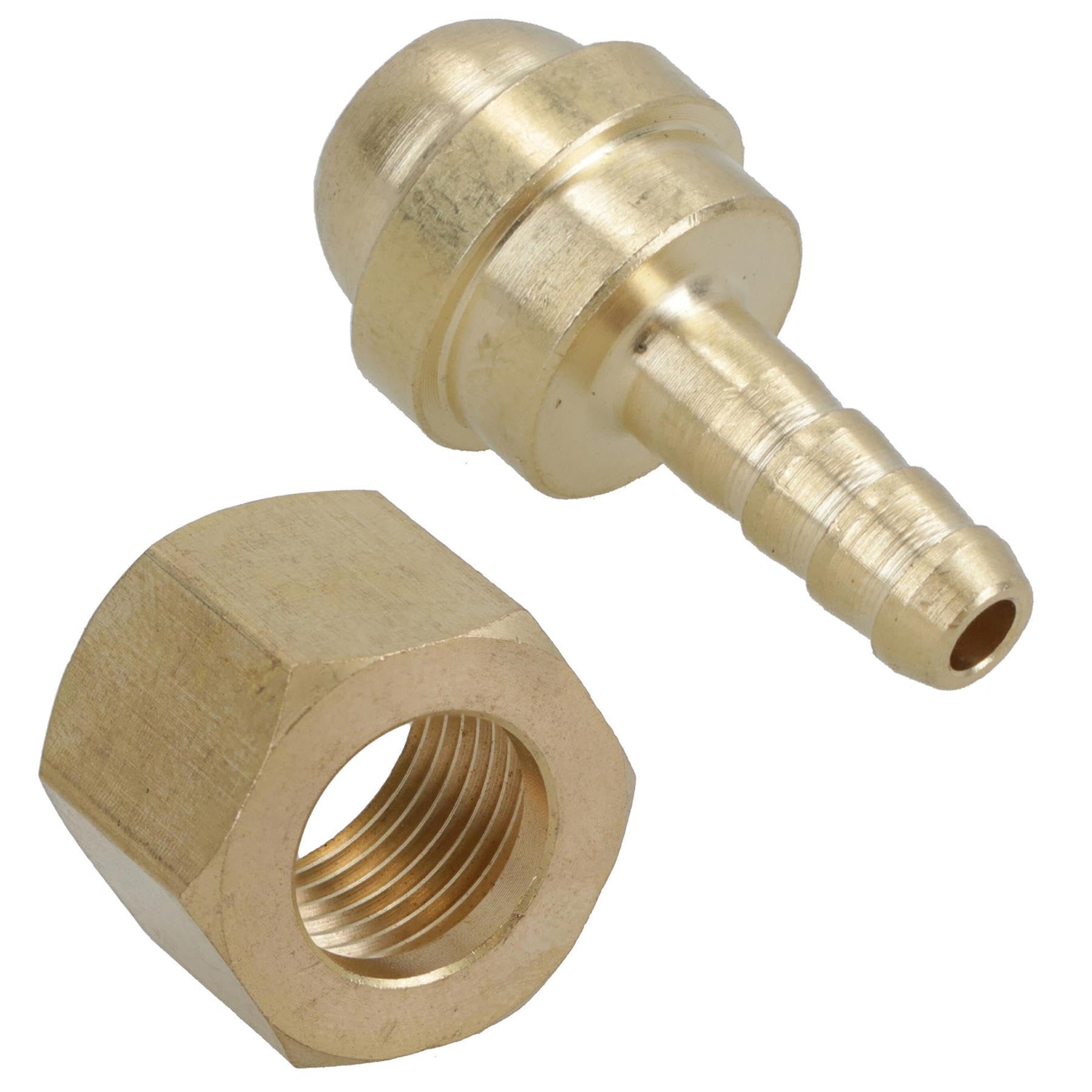 Welding Gas Hose Connector 3/16 Hose Tail with 3/8 BSP Right Handed Thread 1pc