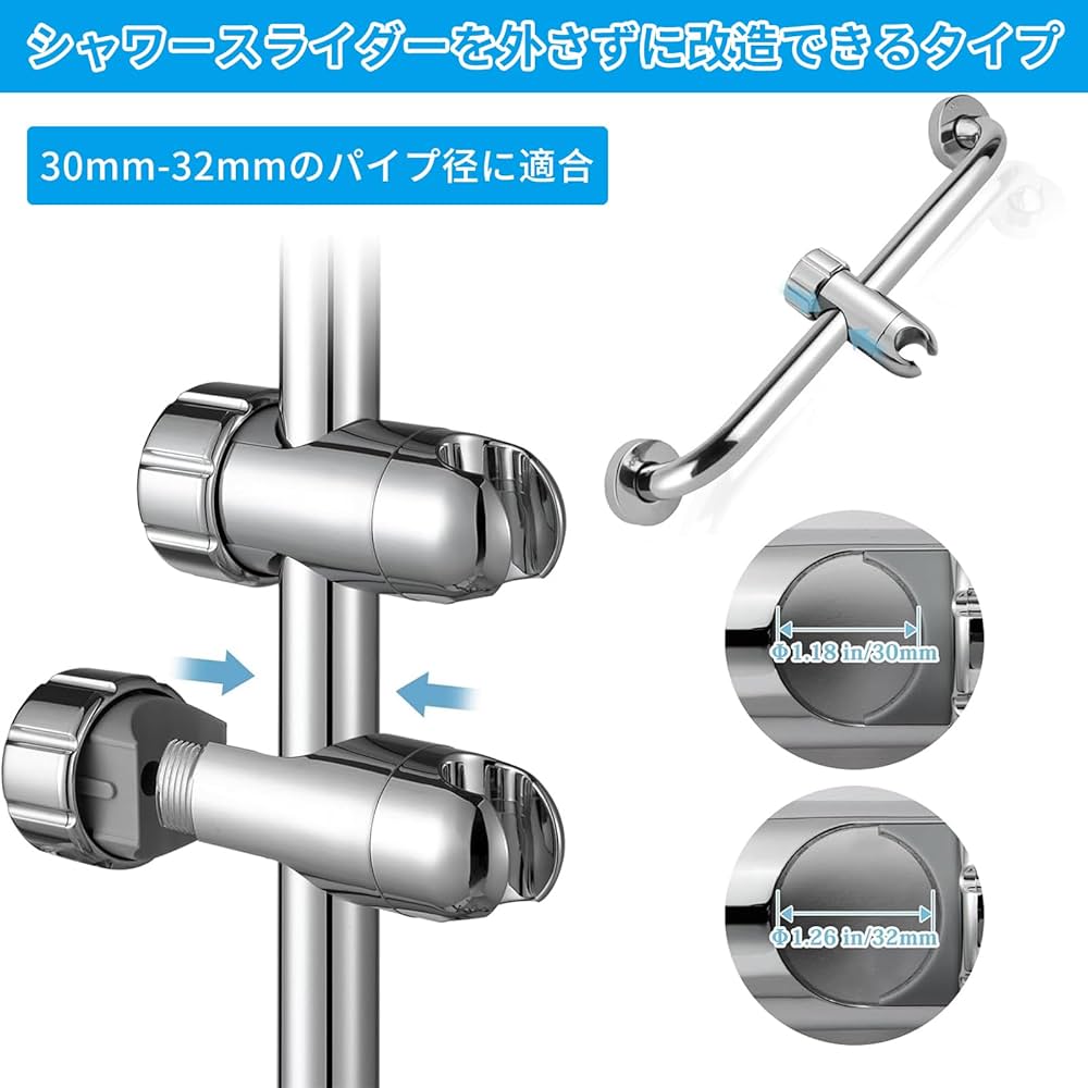 クローム シャワーヘッド 温度調整機能付き Amazon.co.jp: クロムシャワー蛇口サーモスタット 8 インチ