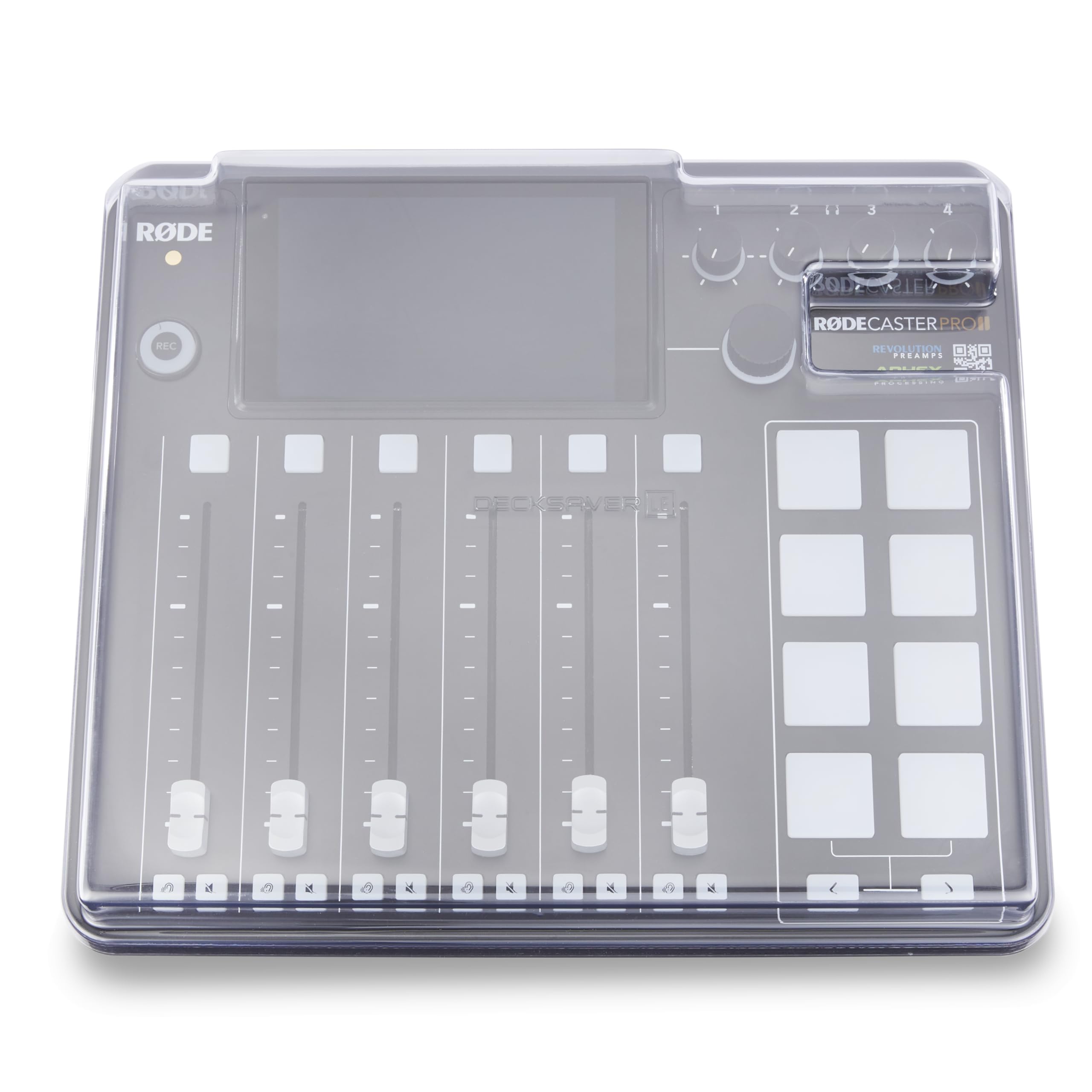 Decksaver LE Rodecaster Pro 2 Cover, DJ Equipment Protection, compatible with Rode