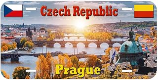 Prague Czech Republic TAG03 Novelty Car Auto License Plate