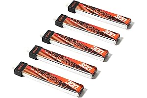 5pcs LAVA 1S 300mAh Superior Tiny Whoop Battery