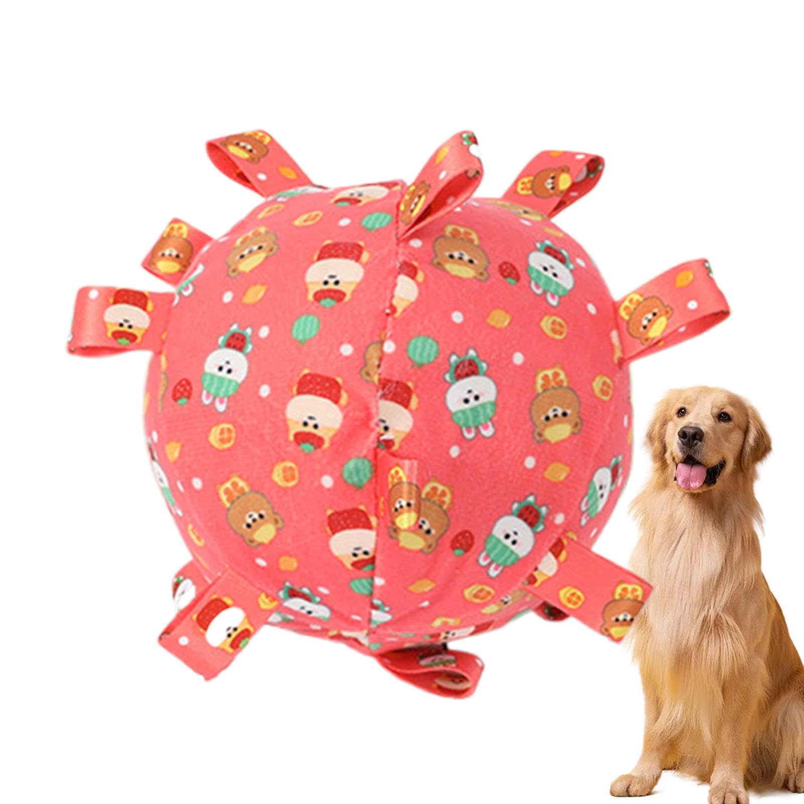 Soccer Ball Dog Toy, Squeaky Dog Ball Toy, Dog Football With Grab Tags, Chew Ball Toys With Straps, Interactive Dog Ball, Durables Dog Balls, Puppy Balls Dog Balls, Bite Ball Toys