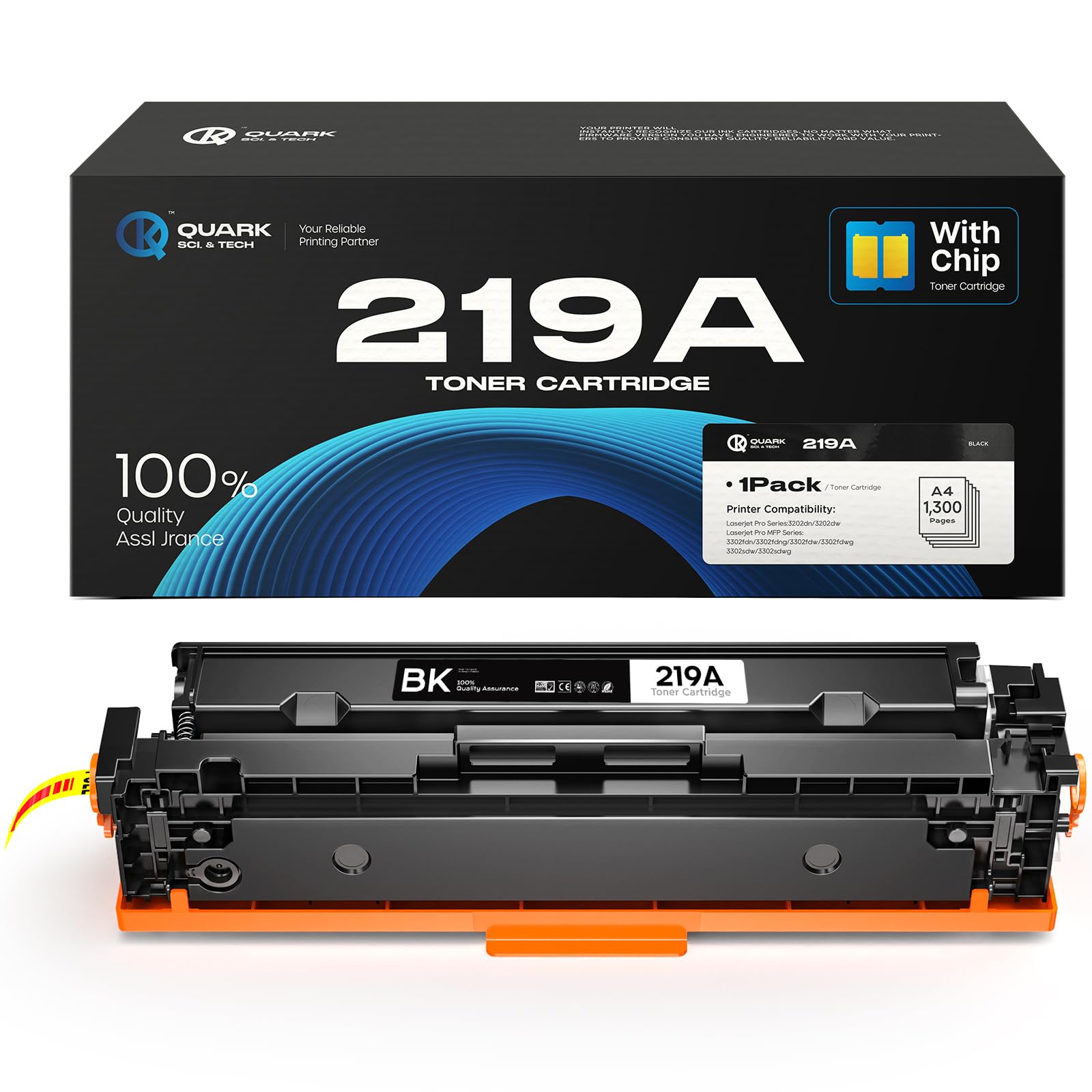 Quark 219A W2190A Toner Kompatibel für HP Color LaserJet Pro MFP 3302FDWG