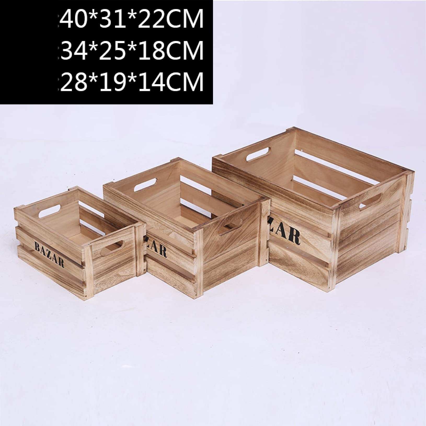 Amazon｜MJKQ9 収納ボックス 木製 スタイル2 カラーボックス 木