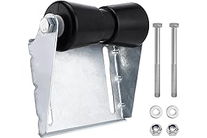 8" Keel Roller Assembly for Boat Trailer w/ Brackets