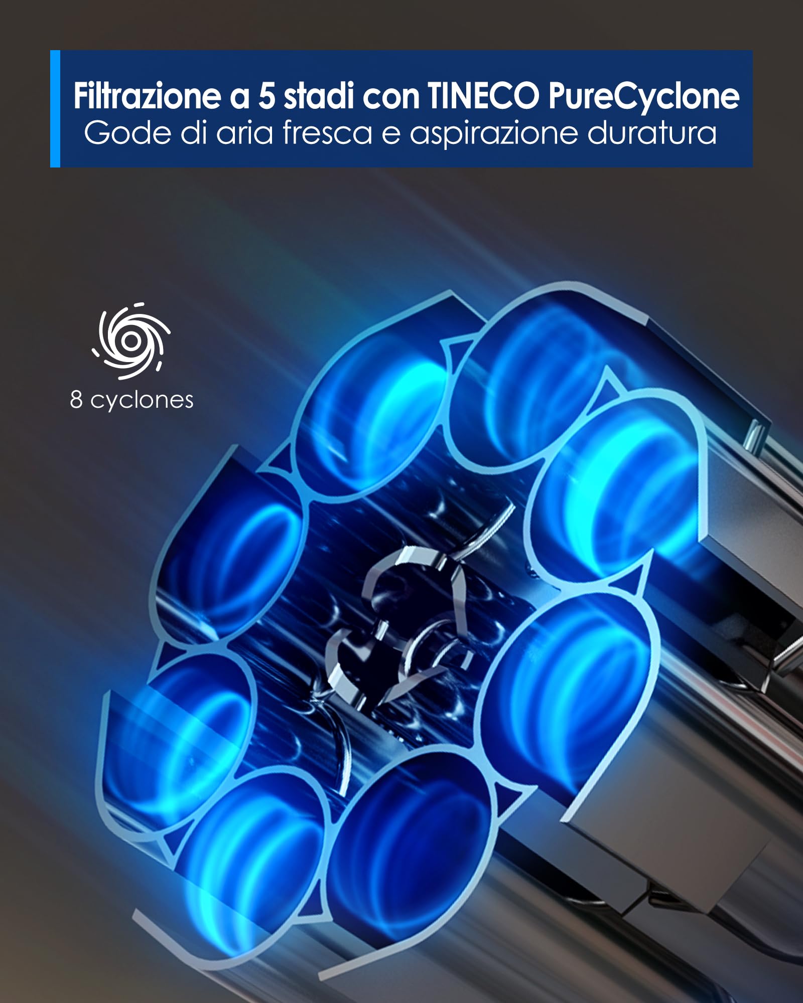 Tineco FLOOR ONE SWITCH S7 Lavapavimenti Smart Multifunzione, Autopulizia, Durata della Batteria Prolungata Spazzola ZeroTangle Pulizia a Doppio Bordo