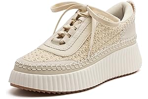 Hogan Lace-Up Platform Woven Sneakers: Women's Fashionable and Comfortable Chunky Walking Shoes