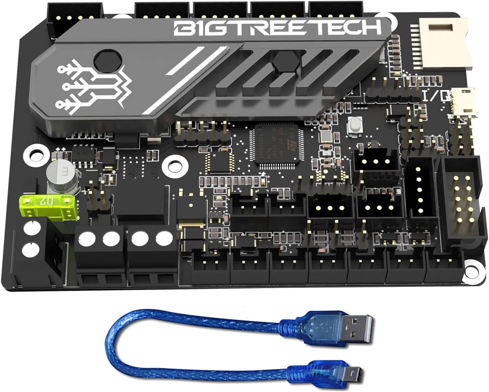 BIGTREETECH SKR Mini E3 V3.0 Control Board Support TMC2209 Stepper Driver Upgrade 32Bit 3D Printer Silent Board for Ender 3, Ender3 Pro, Ender 3 V2 3