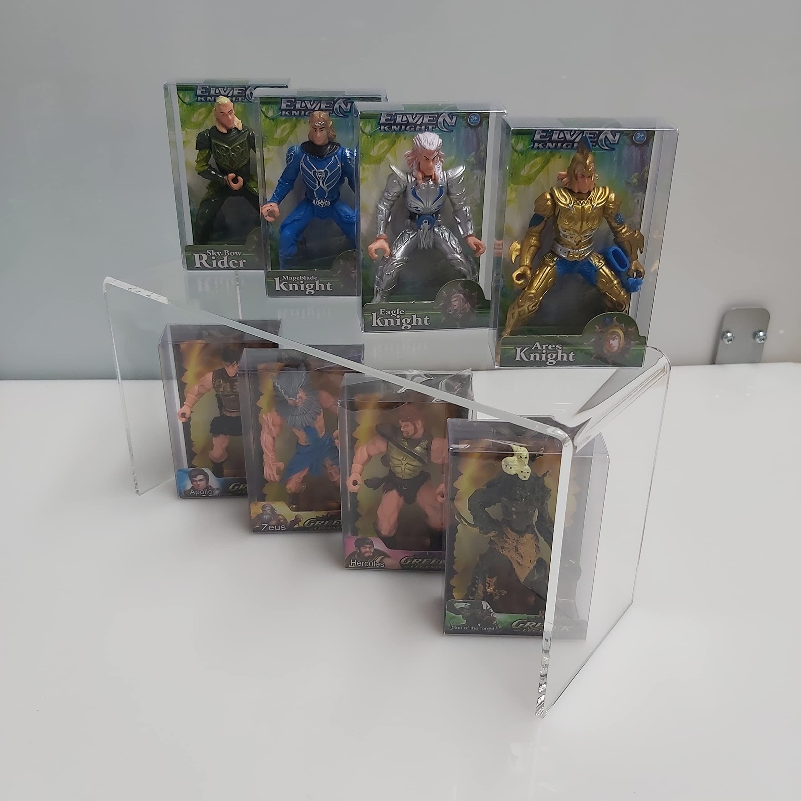 Display Stands Clear Acrylic Plinths - Riser Display For Crafts, Collectables, Jewellery, Retail (Dsl8+) (300Mm X 100Mm X 150Mm)