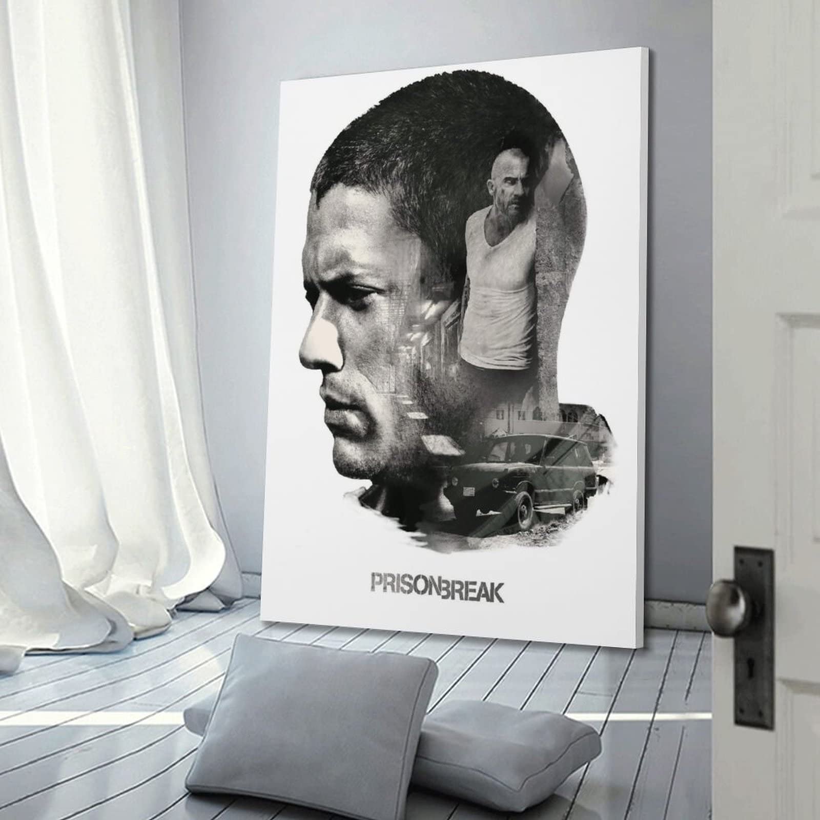 SLYASZX Prison Break Poster Canvas Oil Painting Decorative Painting Art SLYASZX Prison Break Poster Canvas Oil Painting Decorative Painting Art