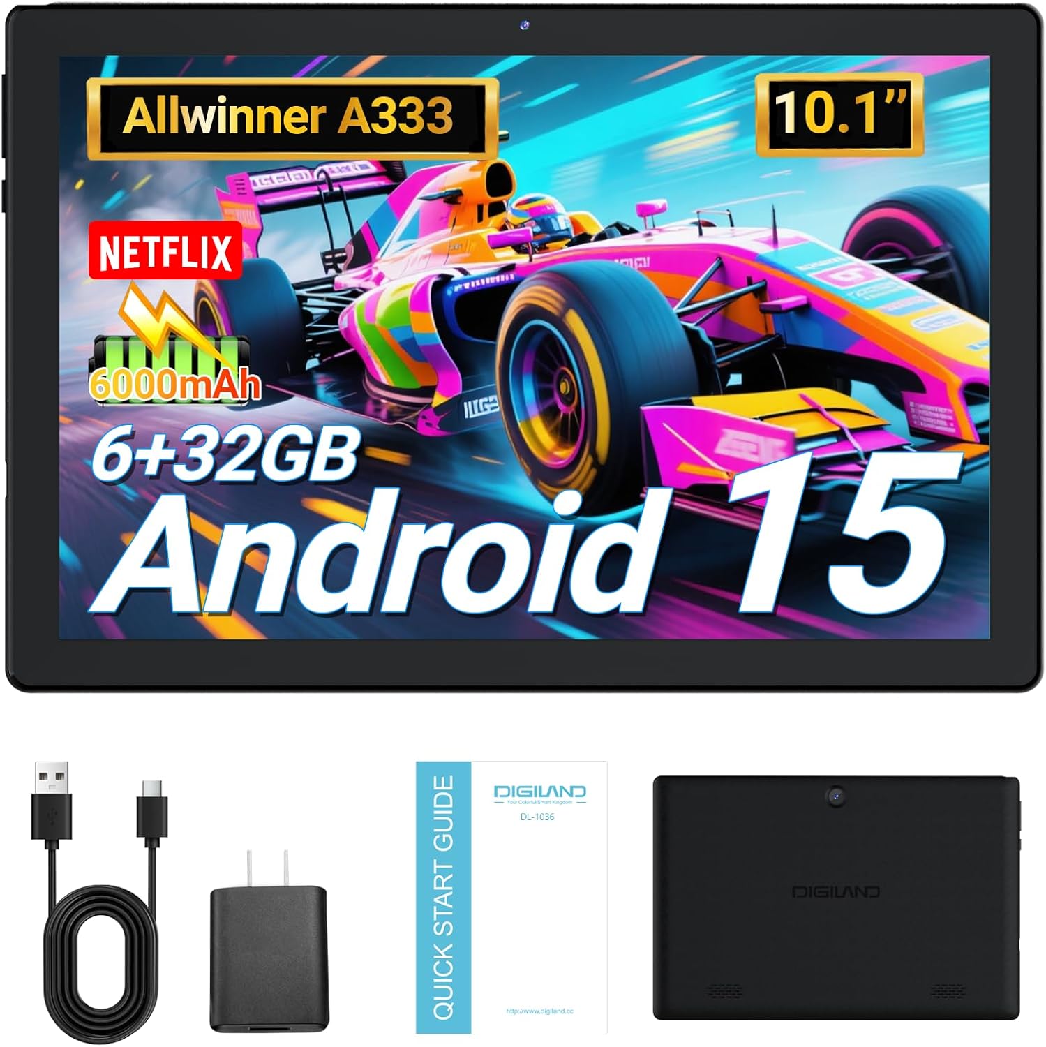 DigiLand 10.1-inch Android Tablet MID1050