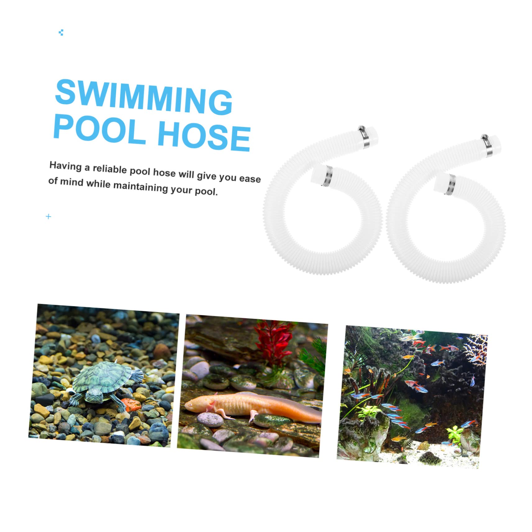 Manguera De Repuesto Para Bomba De Piscina Inflable Flexible y Resistente Compatible Con Filtros Gph Fácil Instalación Para Piscinas Desmontables y Depuradoras De Agua