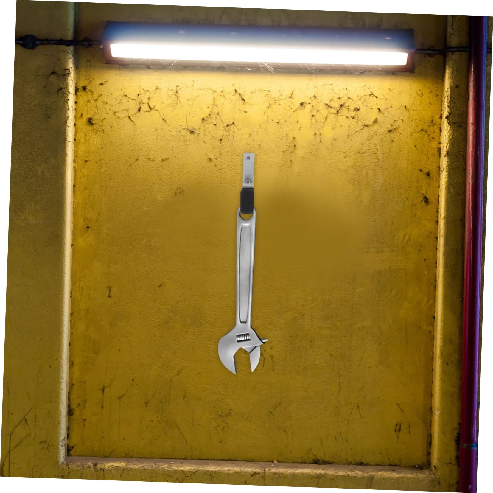 SHINEOFI 4 Set Ganci Da Muro Heavy Duty Per Garage Per Utensili E Attrezzature Ganci Resistenti Per Appendere Strumenti Tubazioni E Scope Facili Da Installare Robusta E Portatile 2 Pezzi*4