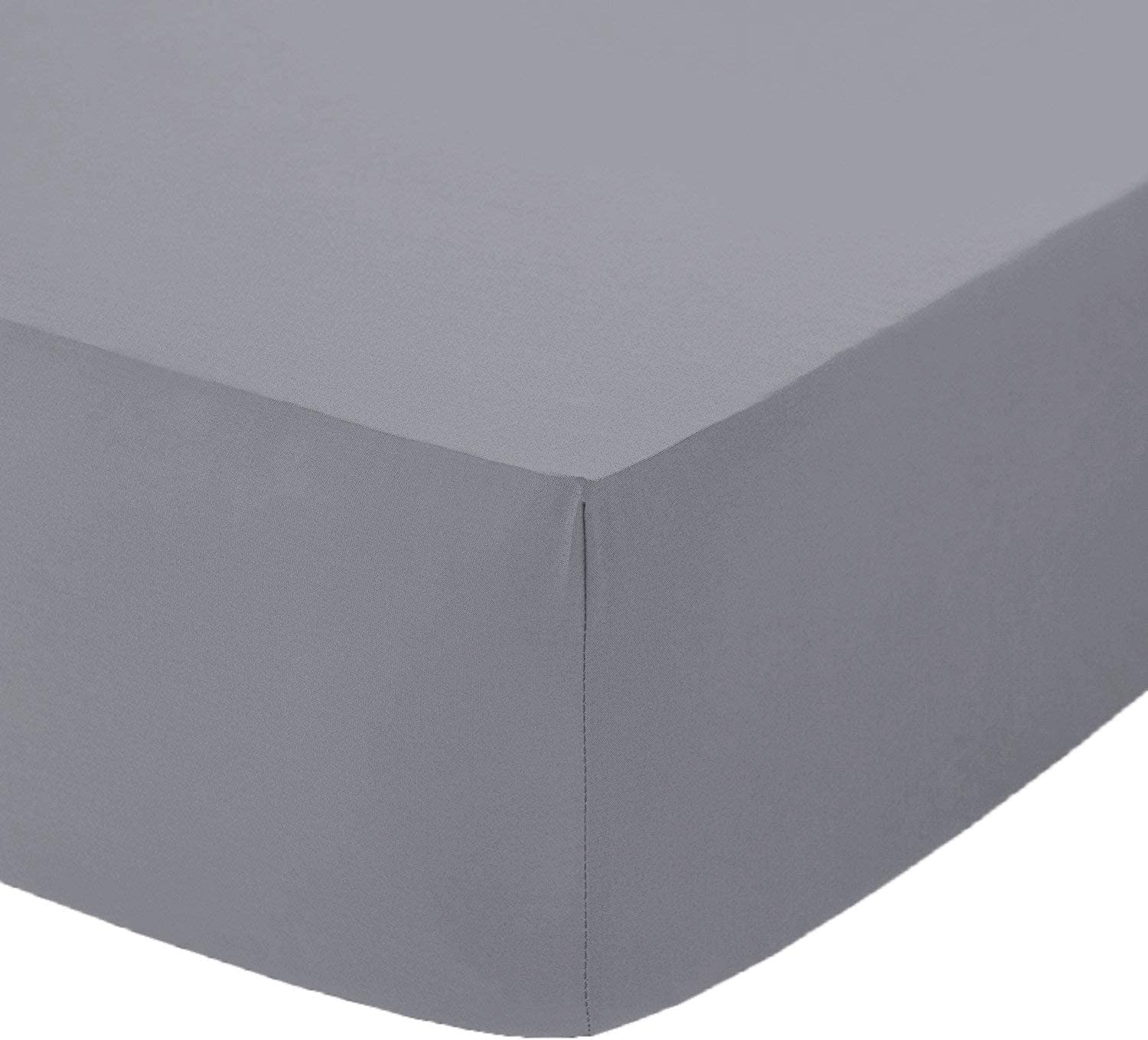 Comfy Nights Grey - 40Cm Deep Extra Deep 16"(40Cm) 100% Egyptian Cotton 200 Thread Count Fitted Bed Sheet In (Double, )