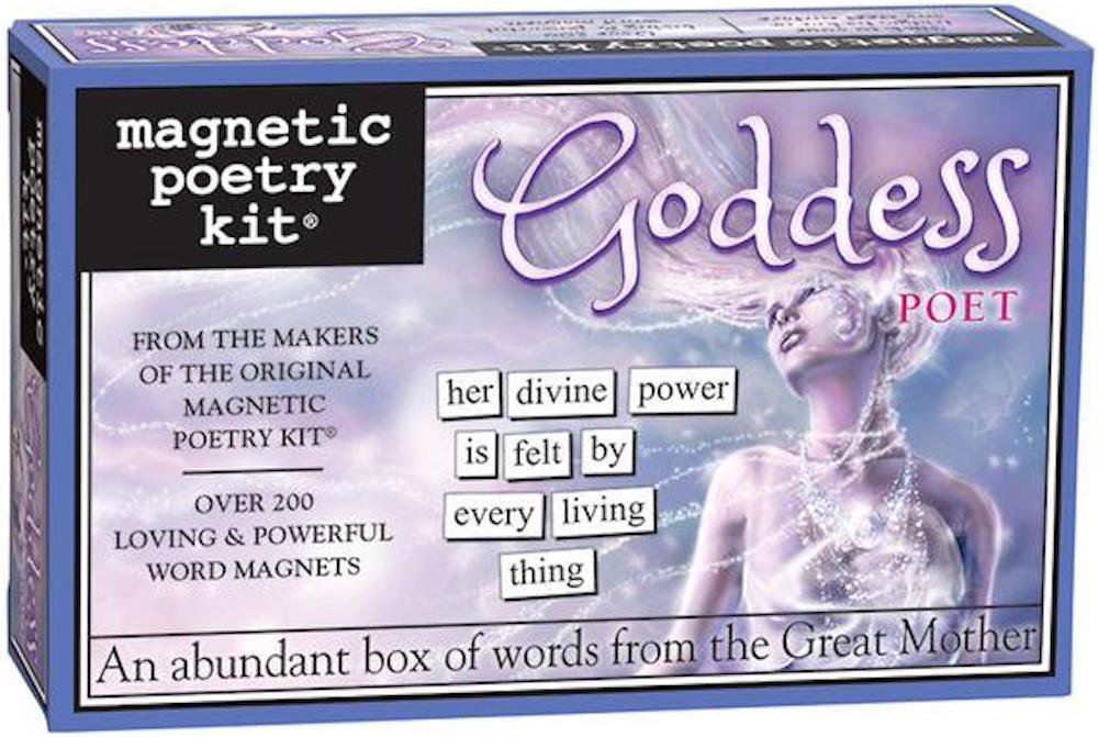 Magnetic Poetry - Goddess Poet Kit - Words for Refrigerator - Write Poems and Letters on The Fridge - Made in The USA