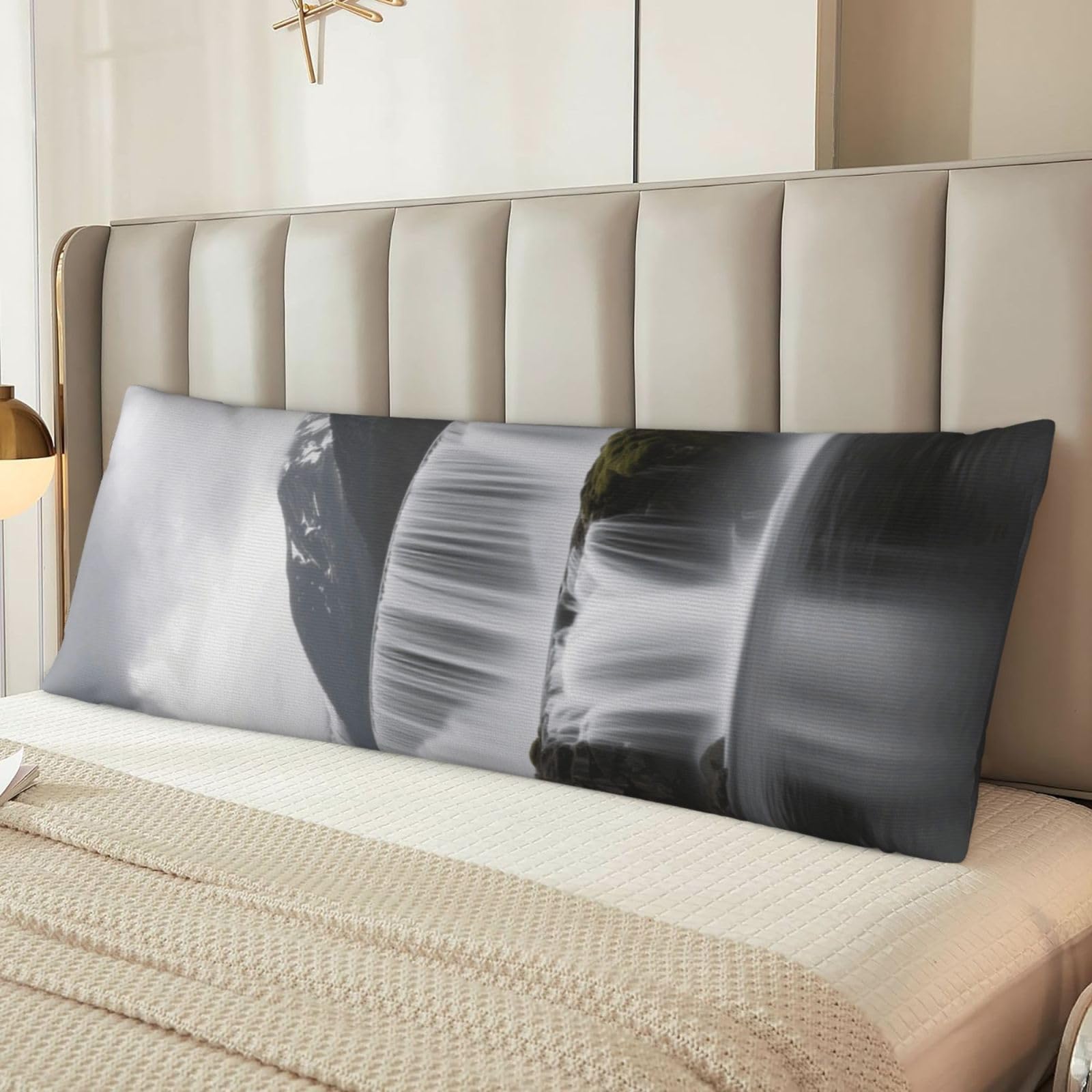 Waterfall Scenery Body Pillow Cover with Hidden Zipper 54"X20",Ultra Soft Microfiber Long Pillow Case Decorative Bedding Pillowcase Cushion Cover Cases for Bedroom Couch Sofa,Home Gifts