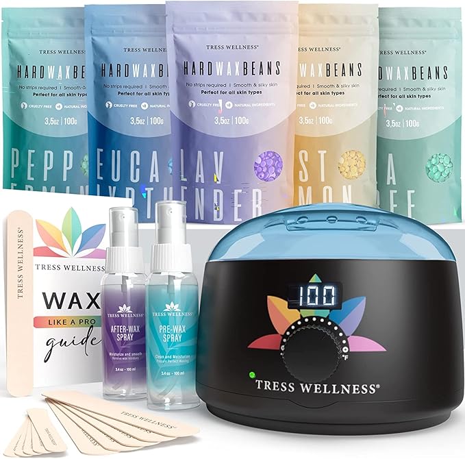 Tress Wellness Waxing Kit Easy to use Digital Display For Sensitive skin