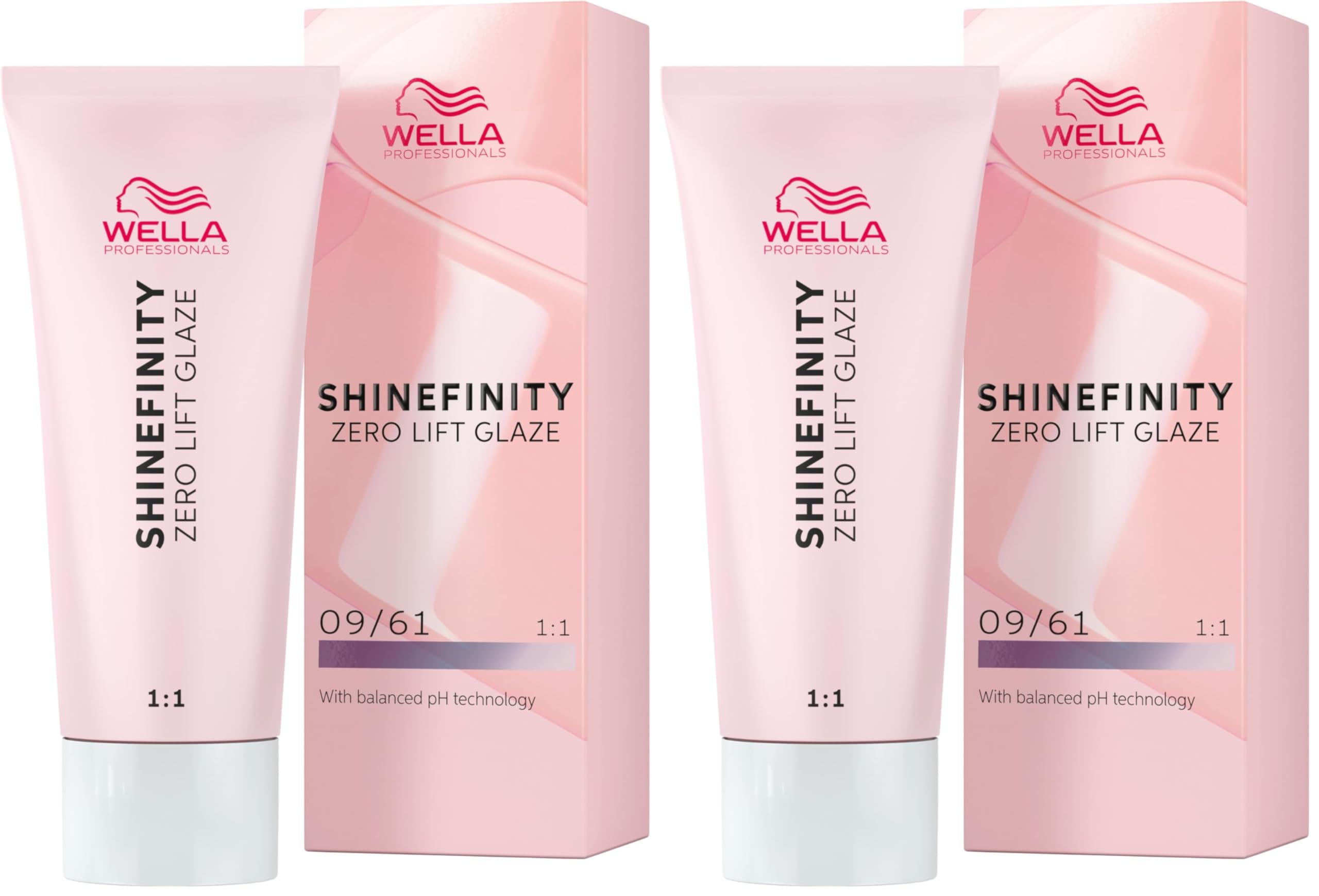 Wella Professionals Shinefinity Glaze – Haarschonende Tönung – demi-permanent, pH-neutral & ohne Ammoniak - Für natürlichen Glanz bis zu 20 Haarwäschen – vegan – 09/61 Cool Iced Platinum – 60ml