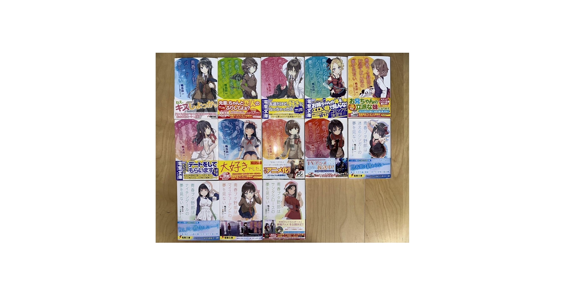 青春ブタ野郎シリーズ 1-13 初版帯付き Amazon.co.jp: 鴨志田一 青春ブタ野郎シリーズ 1巻-13巻 全巻