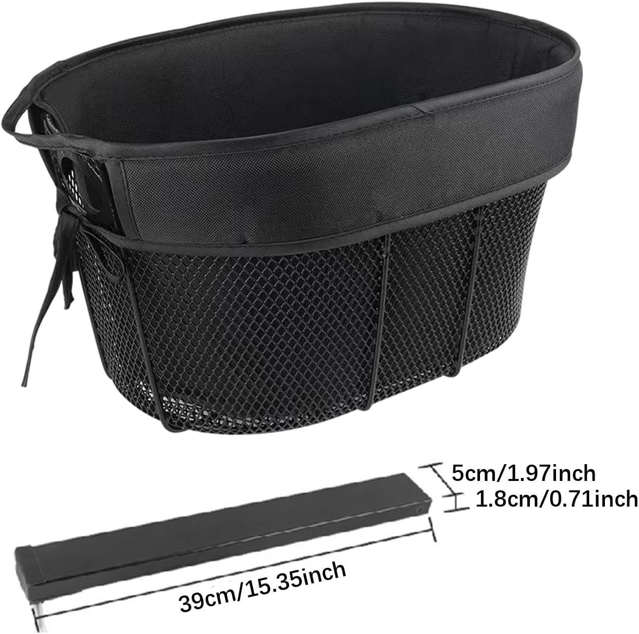 Bicycle Pet Basket Pet Travel Installation Removable Pet Bicycle Carrier Dog Bike Basket for Daily Outings Outdoor, for Mountain Bike