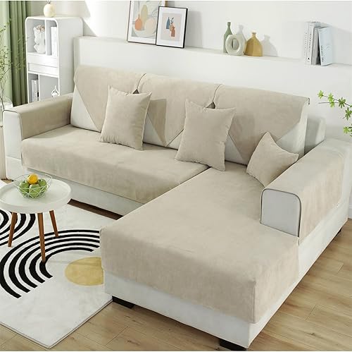Miniatura 8 de Funda impermeable para sofá, a prueba de orina, antiarañazos y gatos, antideslizante, antiadhesivo, protector de muebles suave y lavable para sala