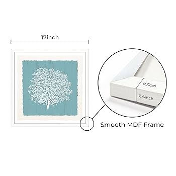 Amazon.co.jp: 海洋海洋生物 サンゴの壁アート:フレーム入り海の