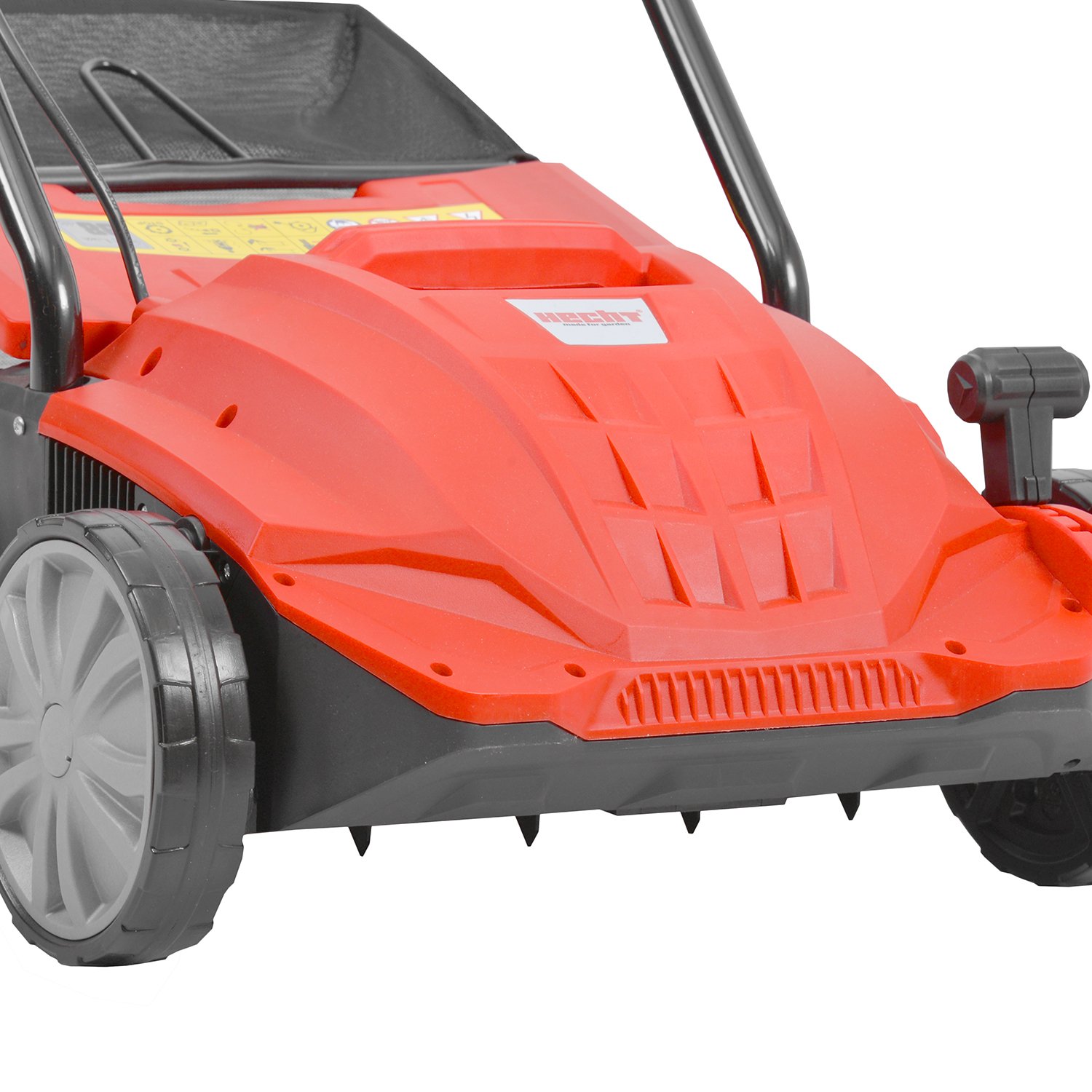 Hecht 1420 2en1 Scarificateur et ventilateur électrique gazon 1500 W Bac 35 l Largeur du travail 32 cm Hauteur -12 à +4 mm