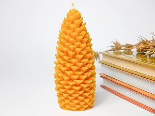Large Pinecone beeswax candle | Pine cone | Pure Beeswax Candle | Birthday gift | Housewarming Gift | Home Decor | Perfect Christmas Gift