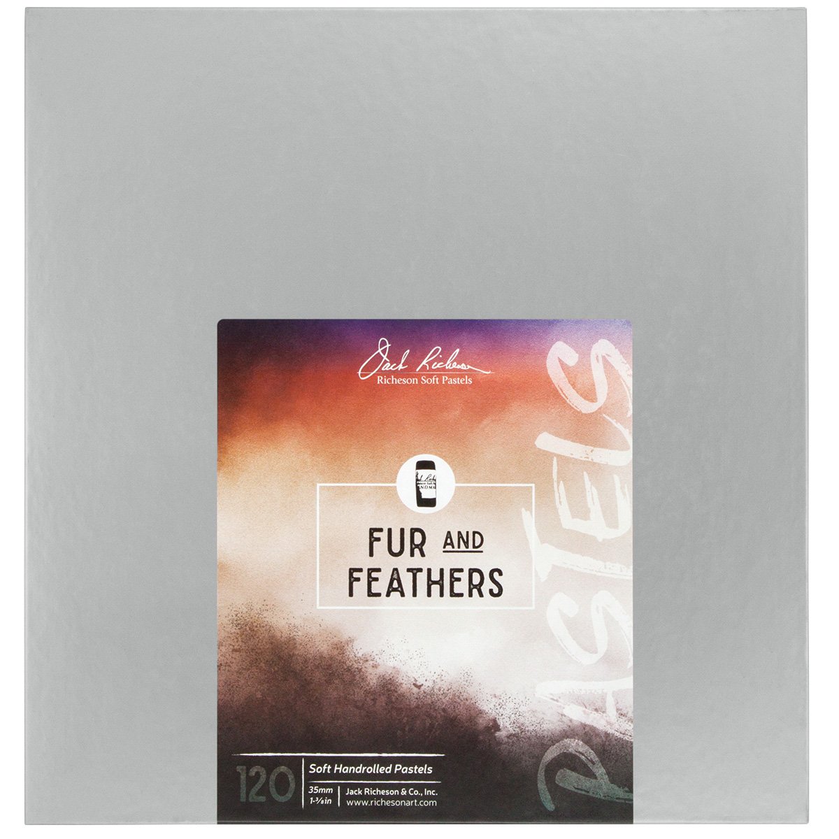 Jack Richeson Hand Rolled Soft Pastels 120 Piece Fur & Feathers Set