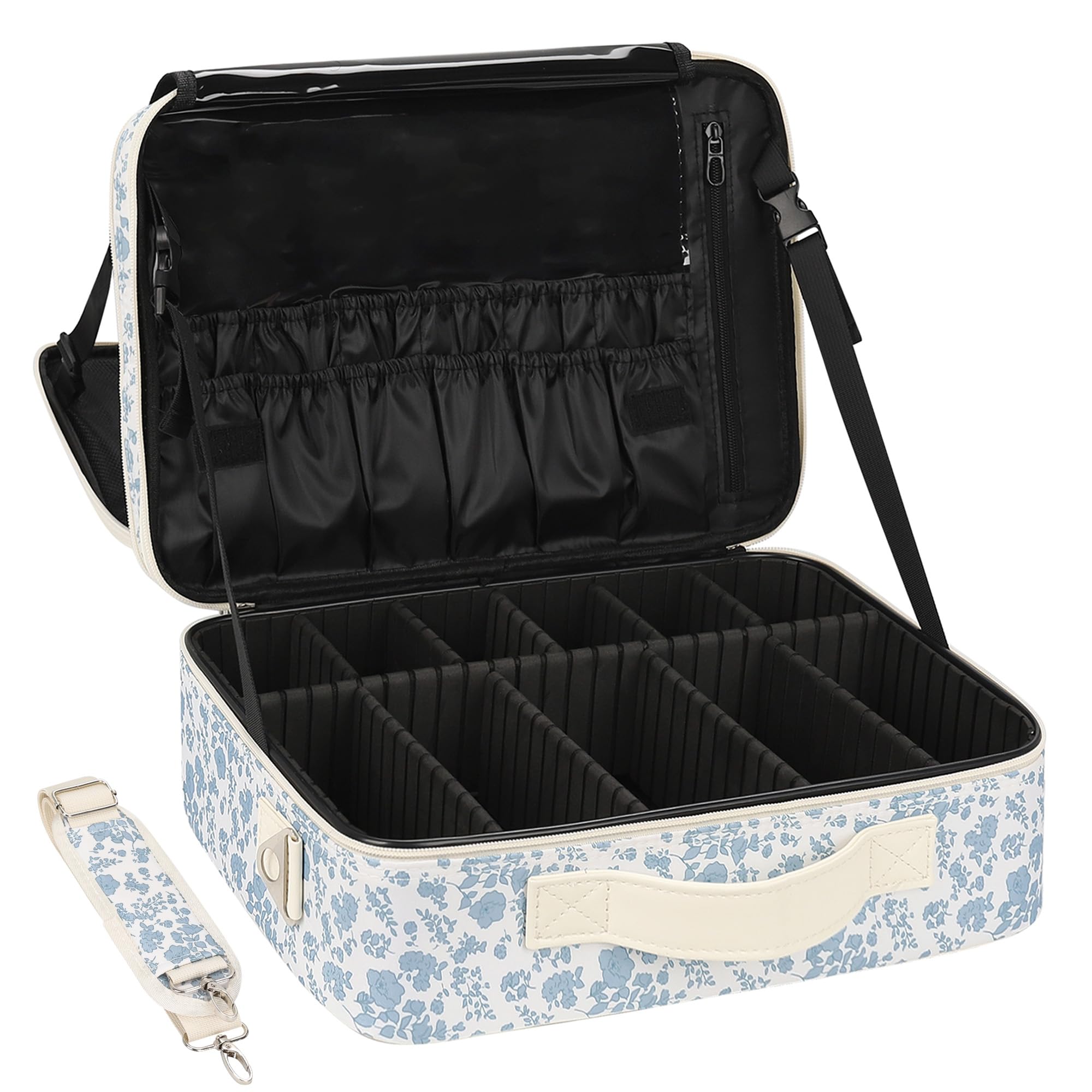 Relavel Floral Train Case