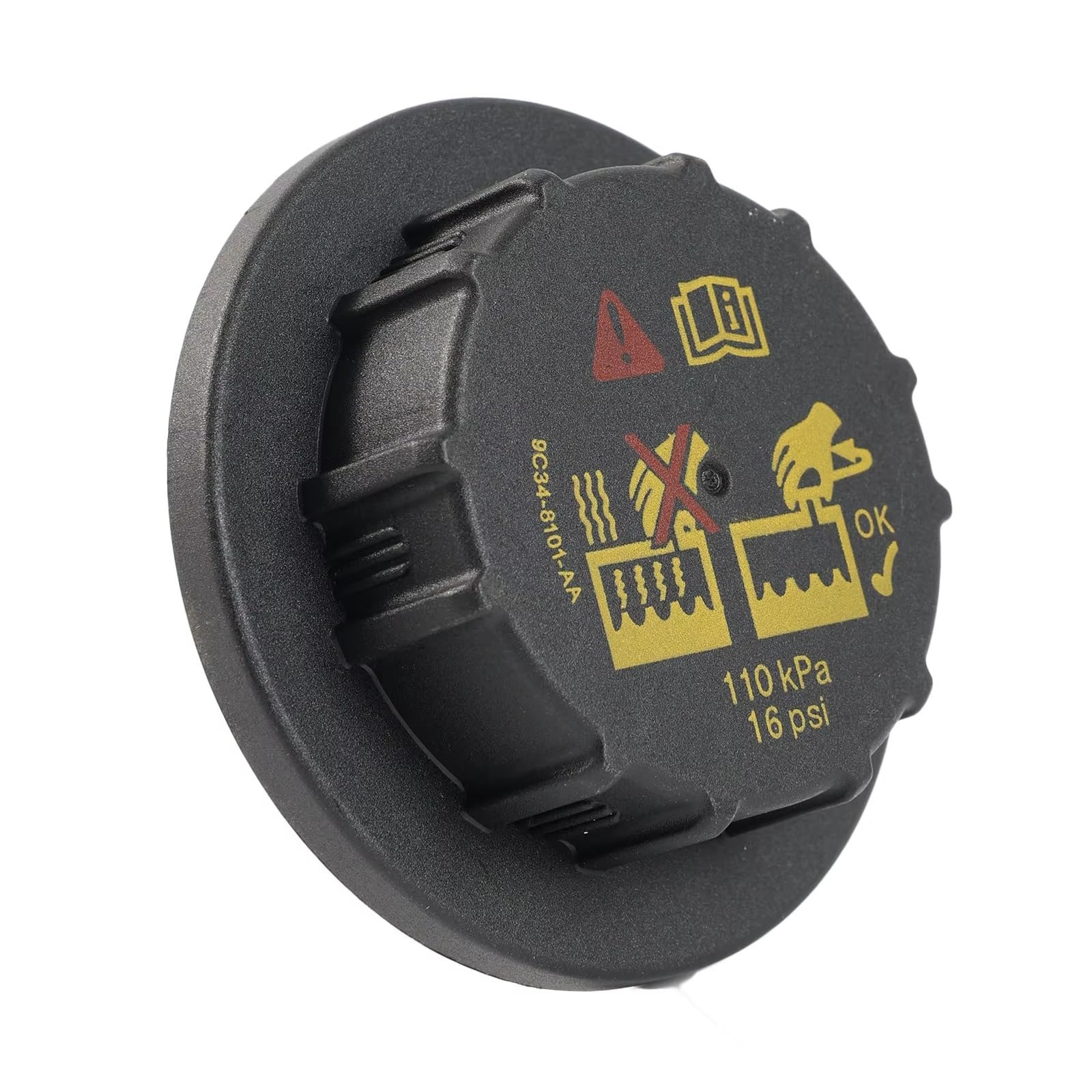 Compatible con Lincoln MKT 2010 2011 2012 2013 2014 2015 9C3Z8101B Tapa del depósito de expansión del radiador de refrigerante