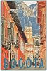 Bogota Colombia Street Vintage Travel Poster Decorative Posters Modern Bedroom Office Family Canvas Art Poster Picture Painting Posters Wall Decor Art Gift 12x18inchs30x45cm