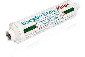 Boogie Blue Plus Garden Hose Water Filter for RV and Outdoor Use