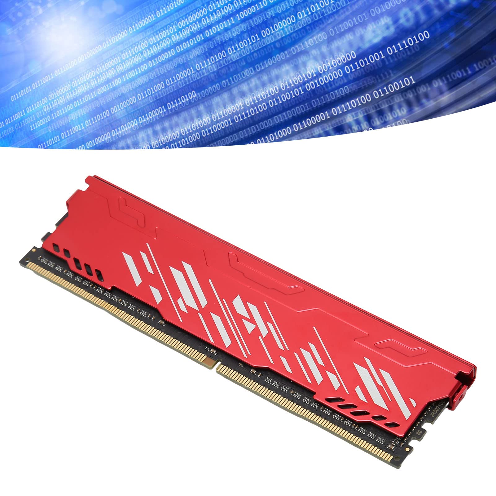 Focket Pamięć RAM DDR4, Obudowa ze Stopu Aluminium 3600 MHz XMP, moduł Pamięci Stacjonarnej, pamięć RAM do Gier z Dobrym Odprowadzaniem Ciepła do Komputera Stacjonarnego (8GB)