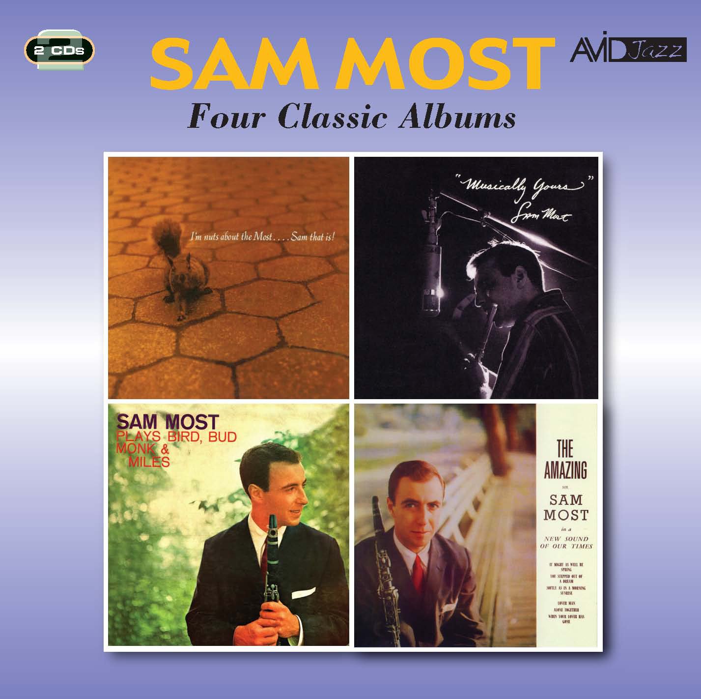 Four Classic Albums by Sam Most (CD, 2017)