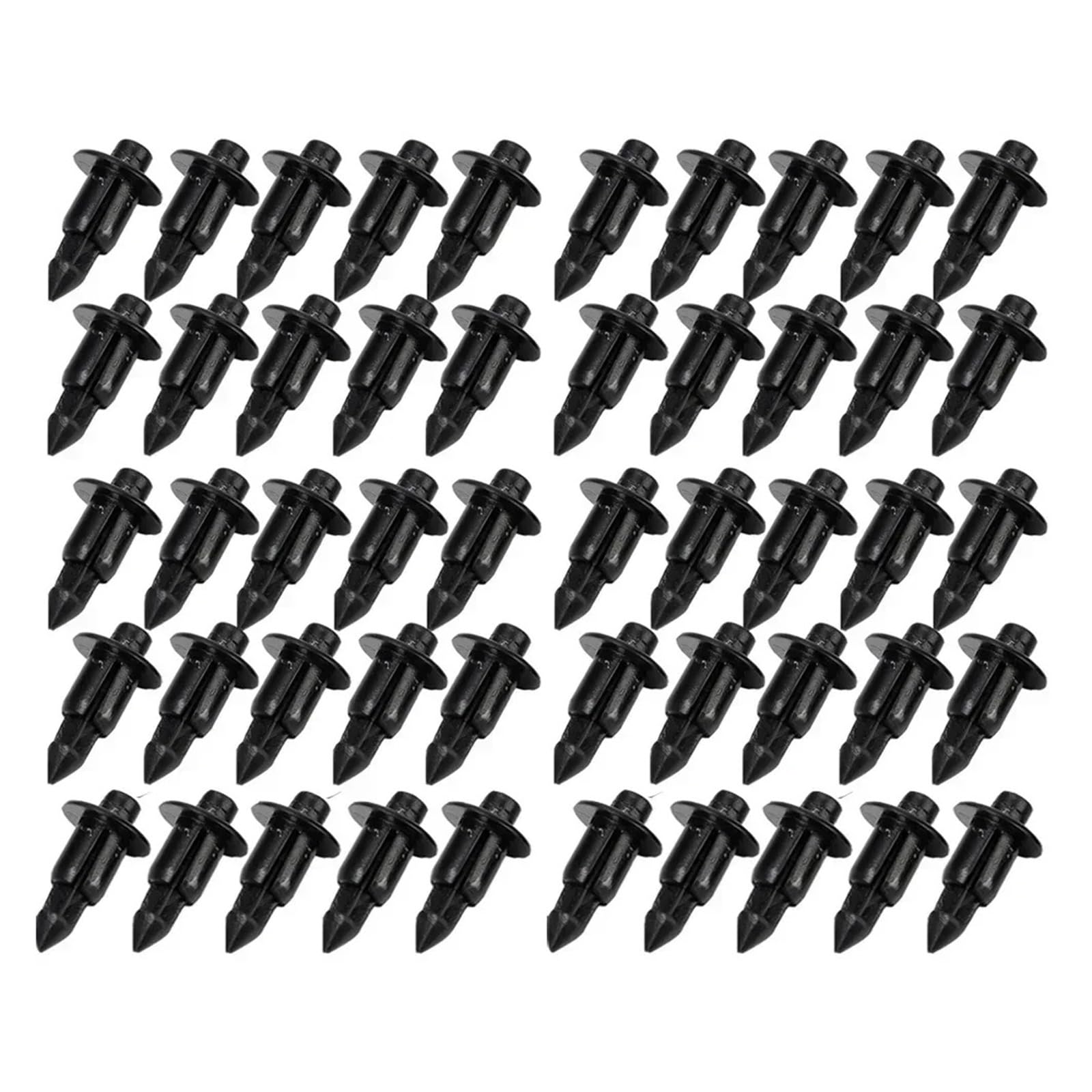 KXFVYNE Expansion Screw Buckle Car Motorcycle Plastic Rivets Fasteners Shell Flow Cover Screws(50pcs)