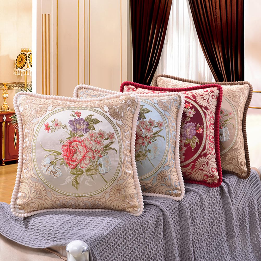 Amazon.com: Qupace Set of 2 Vintage Embroidered Throw Pillow