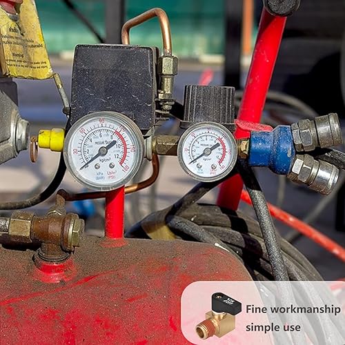 Miniatura 5 de Válvula de compresor de aire NPT macho x NPT hembra tipo bola válvula de drenaje mini válvula de bola de latón para compresor de aire