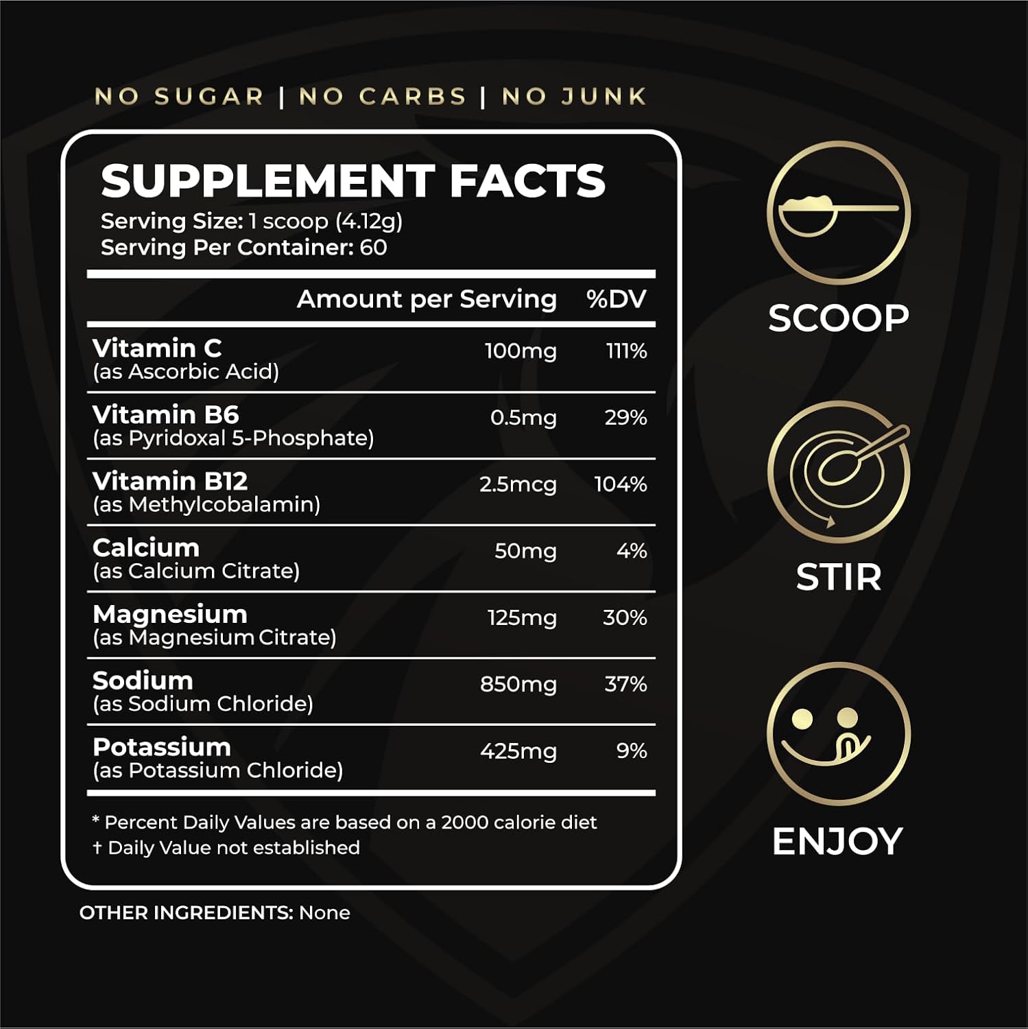 Carnivore Electrolytes Powder – High Sodium (850mg) Unflavored | Zero Sugar, No Fillers | Electrolyte Replacement for Keto & Fasting Hydration | Energy & Performance | 60 Servings